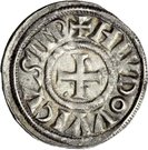 1 Denaro - Ludovico I (2 line inscription)