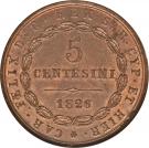 5 Centesimi - Carlo Felice