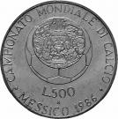 500 Lire (1986 World Cup)
