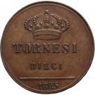 10 Tornesi - Francesco I