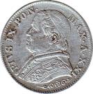5 Soldi / 25 Centesimi - Pius IX