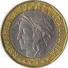 1000 Lire (European Union; Reunited Germany Map)