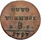 8 Tornesi - Ferdinando IV