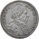 ½ Piastra - Clement XI
