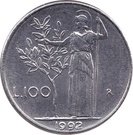 100 Lire (small type)