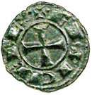 1 Denier - Conrad I King of Sicily and Jerusalem