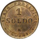 1 Soldo / 5 Centesimi - Pius IX