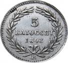 5 Baiocchi - Gregorio XVI