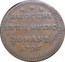 2 ½ Baiocchi - Pius VI (St. Peter)