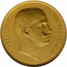 100 Lire - Vittorio Emanuele III (Stab. Johnson Pattern Strike)