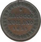 1 Baiocco - Gregory XVI