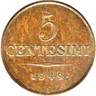 5 Centesimi - Franz Joseph I
