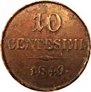 10 Centesimi - Franz Joseph I