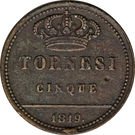 5 Tornesi - Ferdinando I