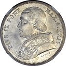 5 Lire - Pius IX