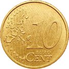 10 Euro Cent (1st map)