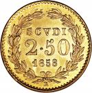 2 ½ Scudi - Pius IX