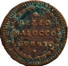 ½ Baiocco - Pius VI