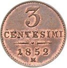 3 Centesimi - Franz Joseph I