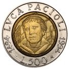 500 Lire (Luca Pacioli)