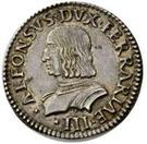 1 Testone - Alfonso I