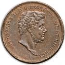 10 Tornesi - Ferdinando II (2nd portrait)