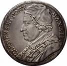 1 Piastra - Clement XI (Santa Maria in Trastevere)