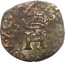 1 Liard - Delfino Tizzone (Crowned H, cross of fleur de lis)