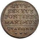 1 Quattrino - Pius VI