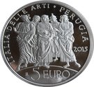 5 Euro (Italy of Arts - Perugia, Umbria)