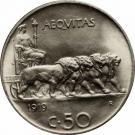 50 Centesimi - Vittorio Emanuele III
