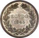 1 Scudo - Gregory XVI