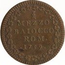 ½ Baiocco - Clement XIII