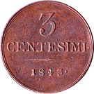3 Centesimi - Ferdinand I
