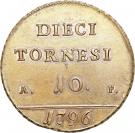 10 Tornesi - Ferdinando IV (Pattern)