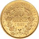 10 Lire - Pius IX