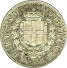 50 Centesimi - Vittorio Emanuele II
