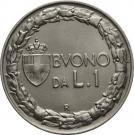 1 Lira - Vittorio Emanuele III