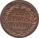 ½ Baiocco - Gregory XVI