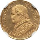 5 Lire - Pius IX