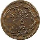 1 Tornese - Ferdinando IV